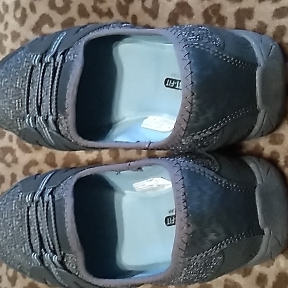 Athletic Works Grey Slip On Tennis Shoes - Picture 2 of 7